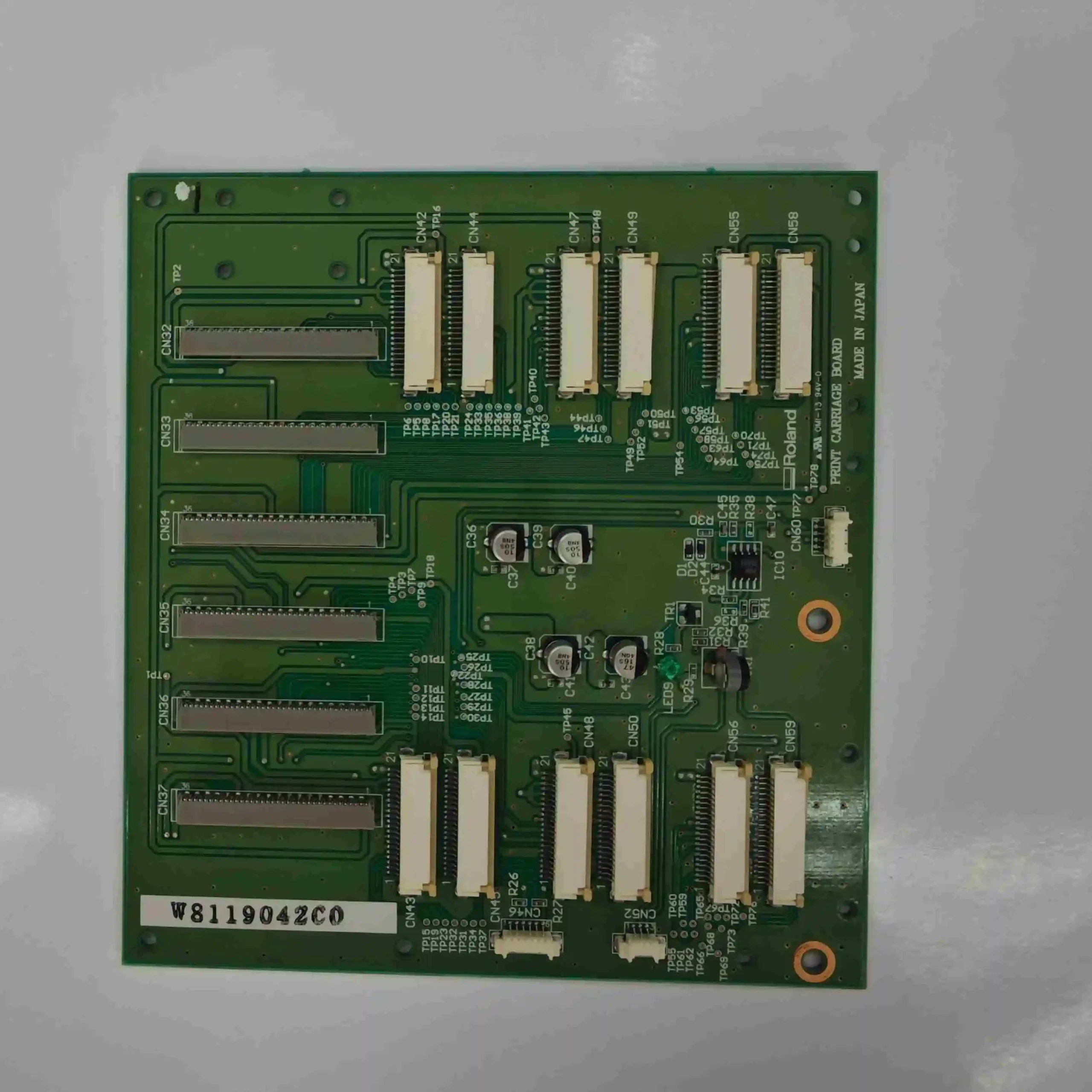 Roland SJ-745EX CJ-540 Print Carriage Board - W8119042C0 - Image 3