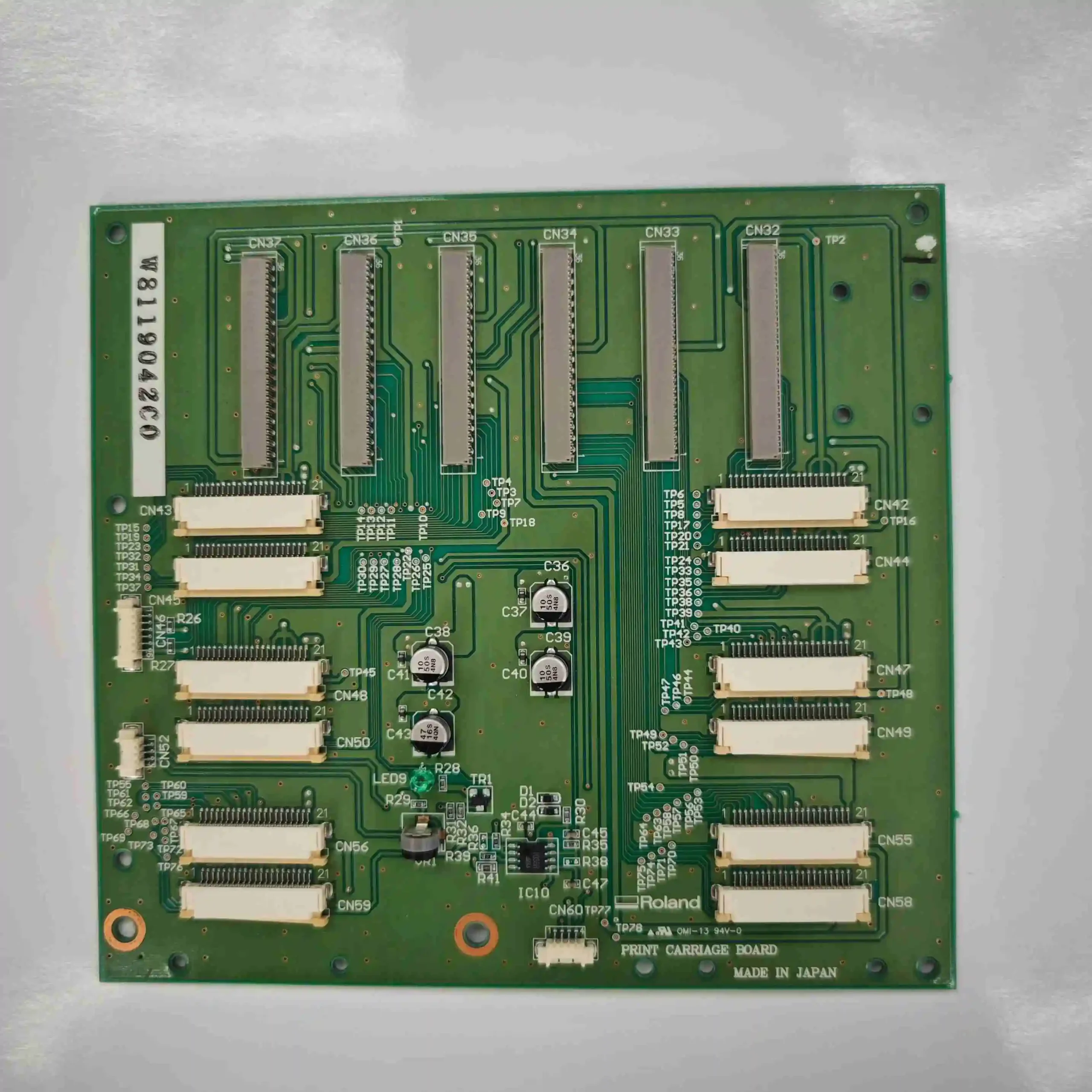 Roland SJ-745EX CJ-540 Print Carriage Board - W8119042C0